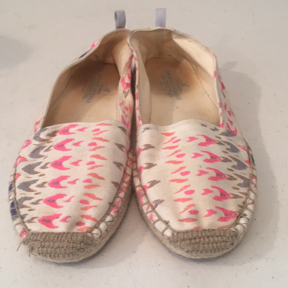 American Eagle outfitters canvas espadrille flats